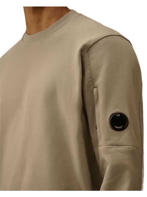 DIAGONAL RAISED FLEECE CREWNECK LENS C.P. COMPANY | SS713A005086W904